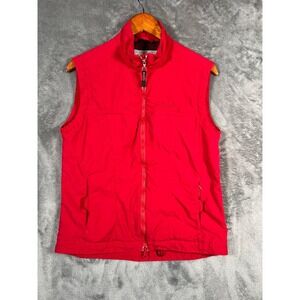 Schoffel ACF Vest Gilet Womens US8 UK12 Red Full Zip Country Outdoors